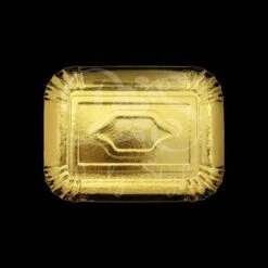 Kartonnen Dienblad S Goud (5st)