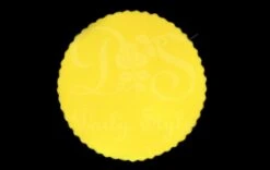 Tule Rondjes Kaal Ø24cm Geel