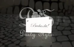 Bedankkaartje Bedankt! Zilver (24st)