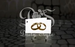 Bedankkaartje Ringen Goud (24st)