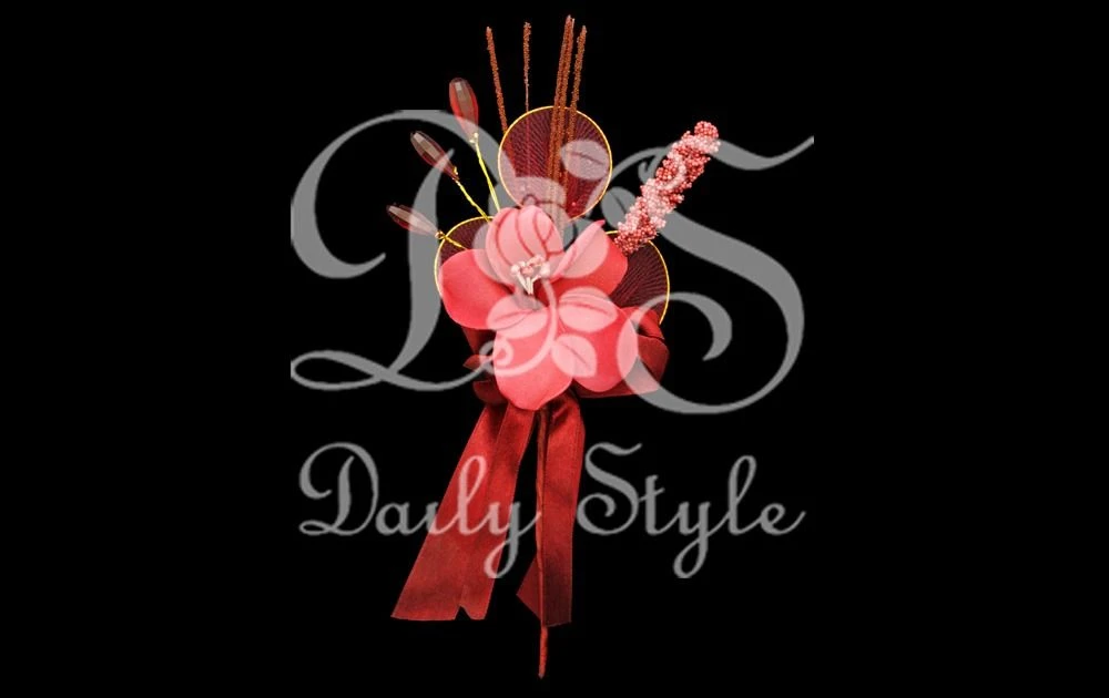 Corsagesteker Alley Rood (12st)