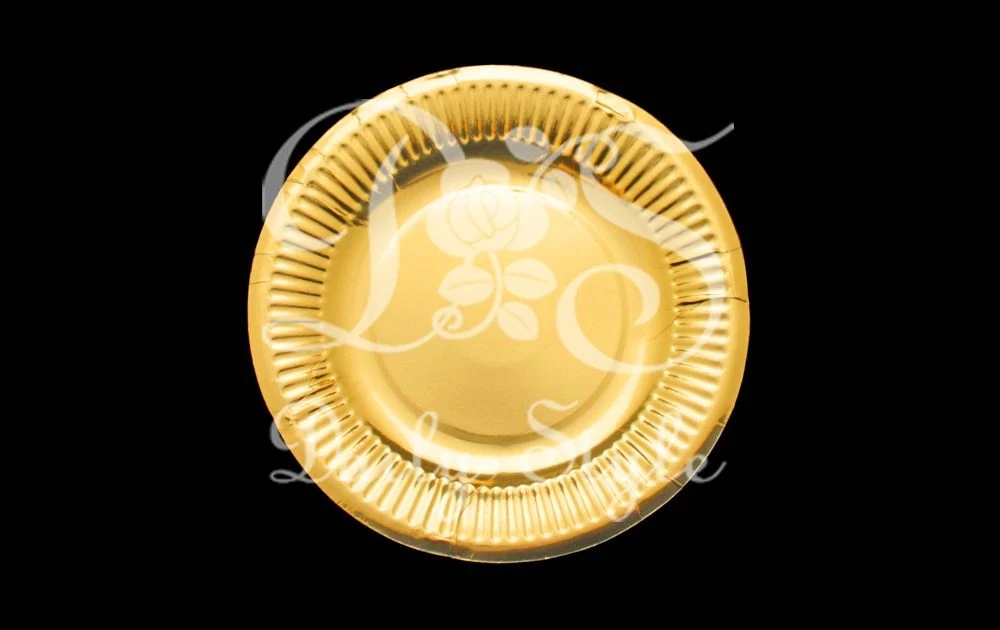 Kartonnen Bordjes Goud 18cm (20st)