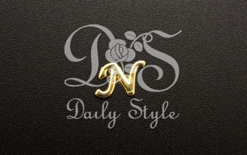 Sierletter N Goud (12st)