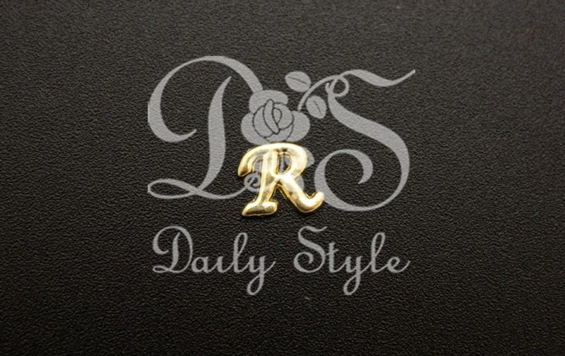 Sierletter R Goud (12st)