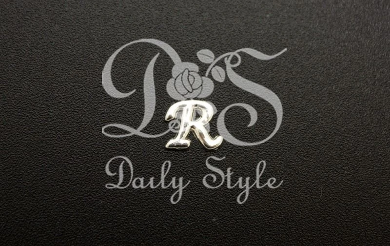 Sierletter R Zilver (12st)