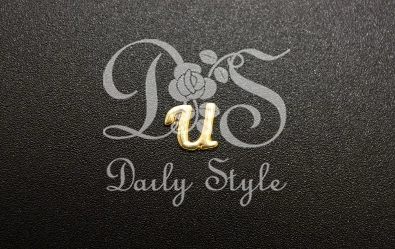 Sierletter U Goud (12st)