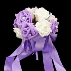 Bruidsboeket 'May' Paars