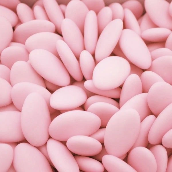 Chocolade Dragees Roze (900gr)