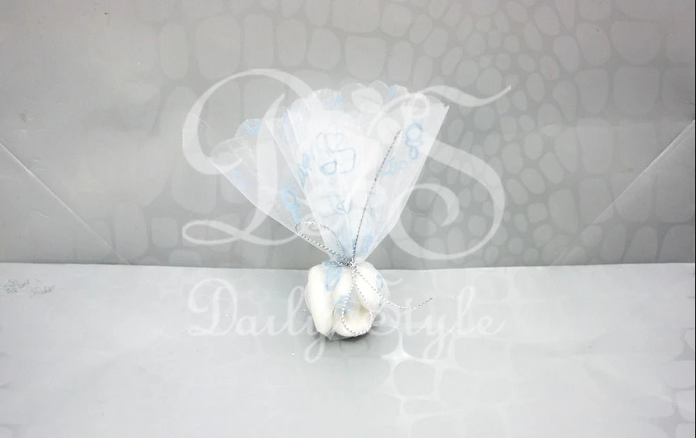 Geboorte Rondjes Ø24cm Blauw