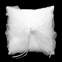 Ringkussen 'Celia' Wit