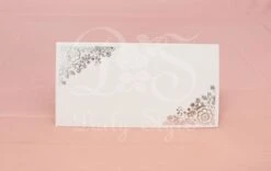 Naamkaartjes Zilver (12st)