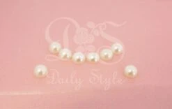 Decoratie Parel Half (100st)