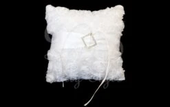 Ringkussen 'Rosa' Wit