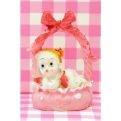 Babybeeldje Mand Roze (24st)