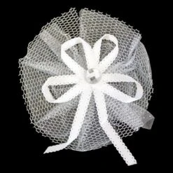 Deco Tule Strik Wit (12st)