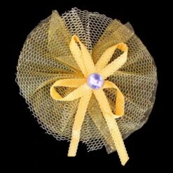 Deco Tule Strik Goud (12st)