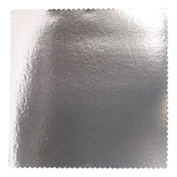 Taartkarton 40x40cm Zilver (3st)