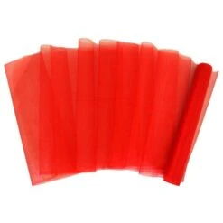 Decoratiestof Organza Rood (30x500cm)