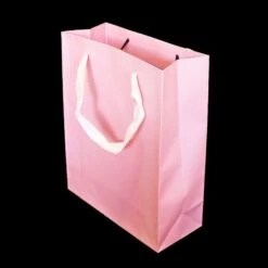 Kartonnen Cadeautas M Roze (12st)