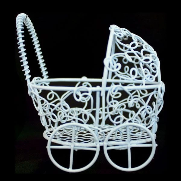 Kinderwagen Metaaldraad Blauw (12st)