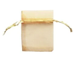 Organzazak S 7x9cm Goud (12st)