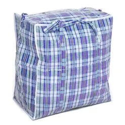 Big Shopper Geruit XL Blauw