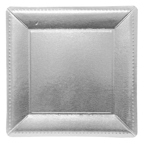 Dienblad Vierkant Zilver (5st)