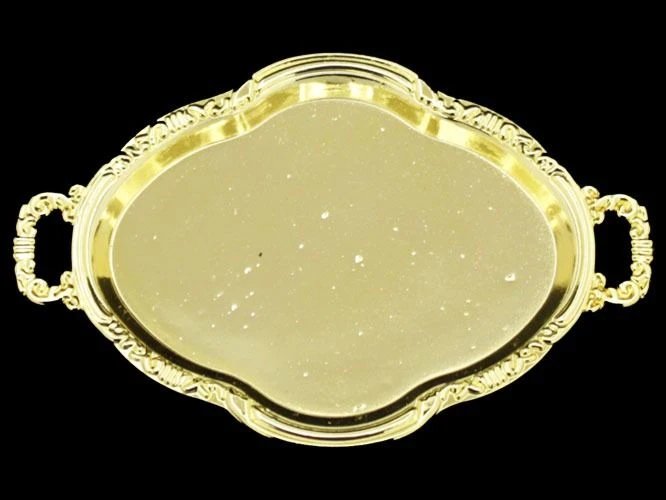 Mini Dienbladen Ovaal Goud (12st)