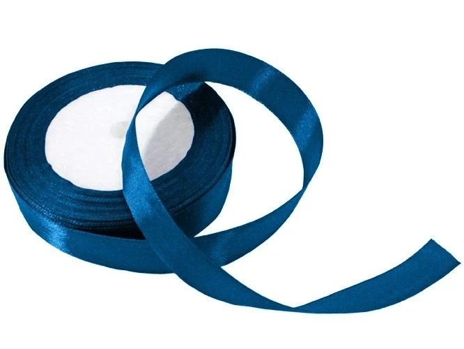 Satijnlint 2cm Marine