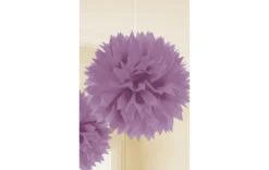 Pompom 48cm Paars