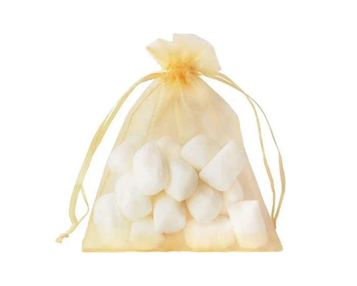 Organzazak M 9x13cm Goud (12st) - Afbeelding 2