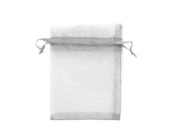 Organzazak S 7x9cm Grijs (12st)