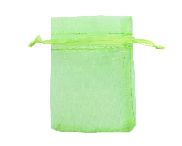 Organzazak M 10x13cm Groen (12st)