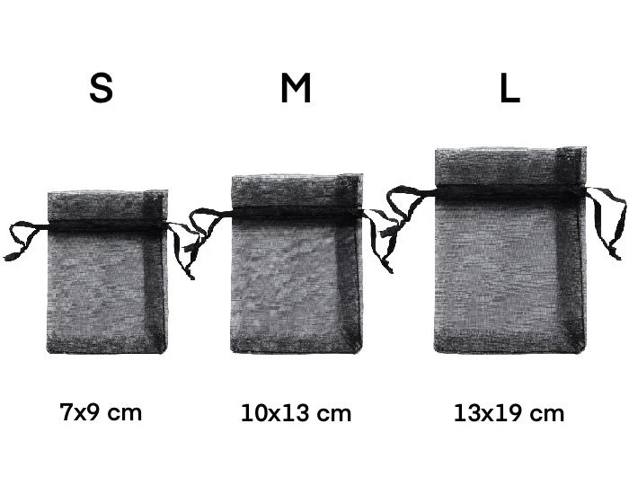 Organzazak S 7x9cm Goud (12st) 5 Organzazak S 7x9cm Goud (12st) - Afbeelding 3