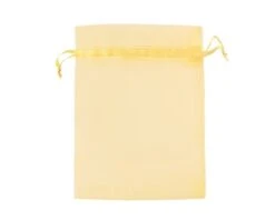 Organzazak M 9x13cm Goud (12st)