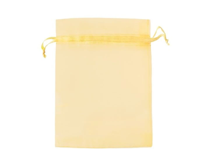 Organzazak M 9x13cm Goud (12st)