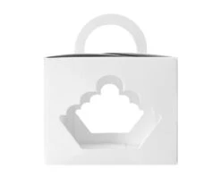 Cupcake Doos Wit (3st)