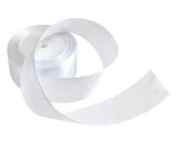 Satijnlint 4cm Wit