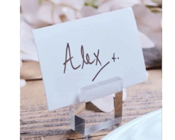 Plaatskaarthouders Acryl Ginger Ray (4st)