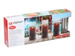 Alpina Longdrinkglas Met Kristaleffect (6st)