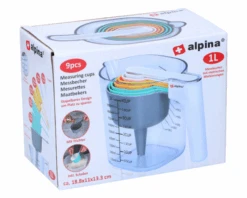 Alpina Maatbekers 1L (9dlg)