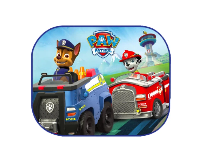 Auto Zonnescherm Paw Patrol 44x38cm (2st)