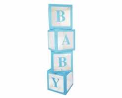 XL BABY Deco Blokken Blauw (4st)