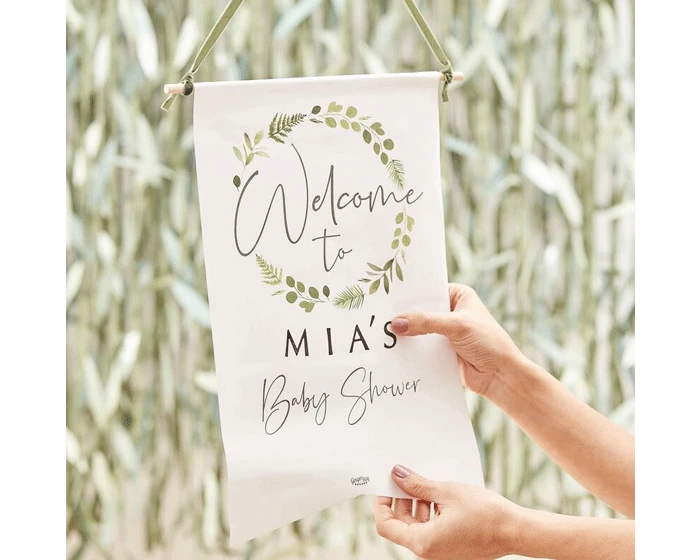 Welkom Banner Botanical Baby Ginger Ray - Afbeelding 3