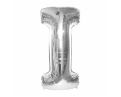Folieballon I Zilver (43cm)