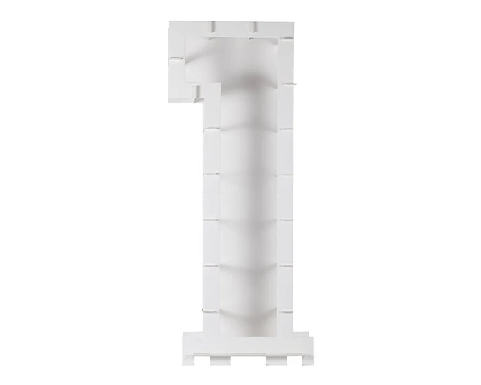 Ballonnen Mozaïek Standaard Cijfer 1 Ginger Ray - Afbeelding 2