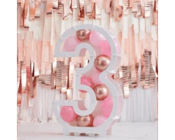 Ballonnen Mozaïek Standaard Cijfer 3 Ginger Ray