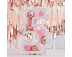 Ballonnen Mozaïek Standaard Cijfer 5 Ginger Ray