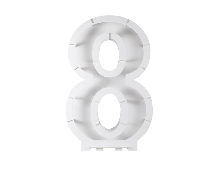 Ballonnen Mozaïek Standaard Cijfer 8 Ginger Ray - Afbeelding 2