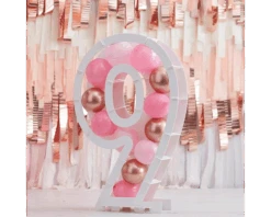 Ballonnen Mozaïek Standaard Cijfer 9 Ginger Ray